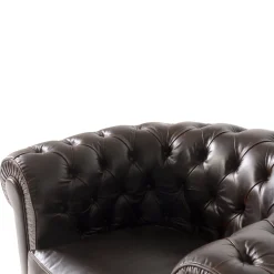 Mantellassi 1926 Armchairs<Chesterfield brown leather armchair