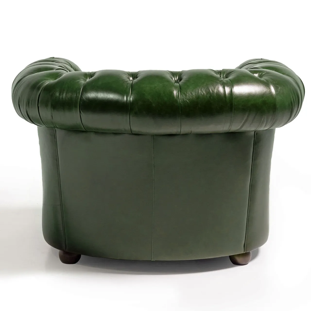 Mantellassi 1926 Armchairs<Chesterfield dark green leather armchair