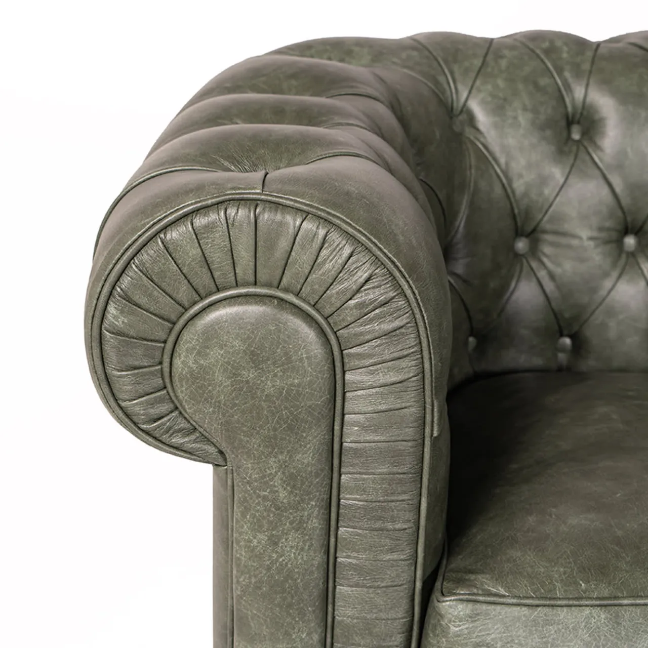 Mantellassi 1926 Sofas<Chesterfield dark green leather sofa