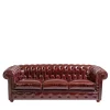Mantellassi 1926 Sofas<Chesterfield ruby red leather sofa