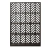 A&B Living Bookcases<Chevron Canaletto Walnut Wood Bookshelf