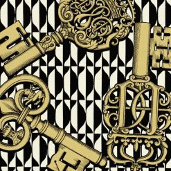 Fornasetti Stools<Chiavi e Losanghe Stool