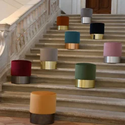 Domingo Salotti Ottomans & Poufs<Chione Green Pouf