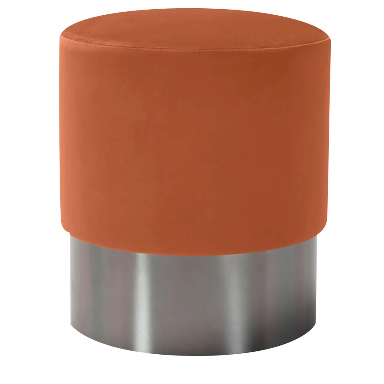 Domingo Salotti Ottomans & Poufs<Chione Orange Pouf