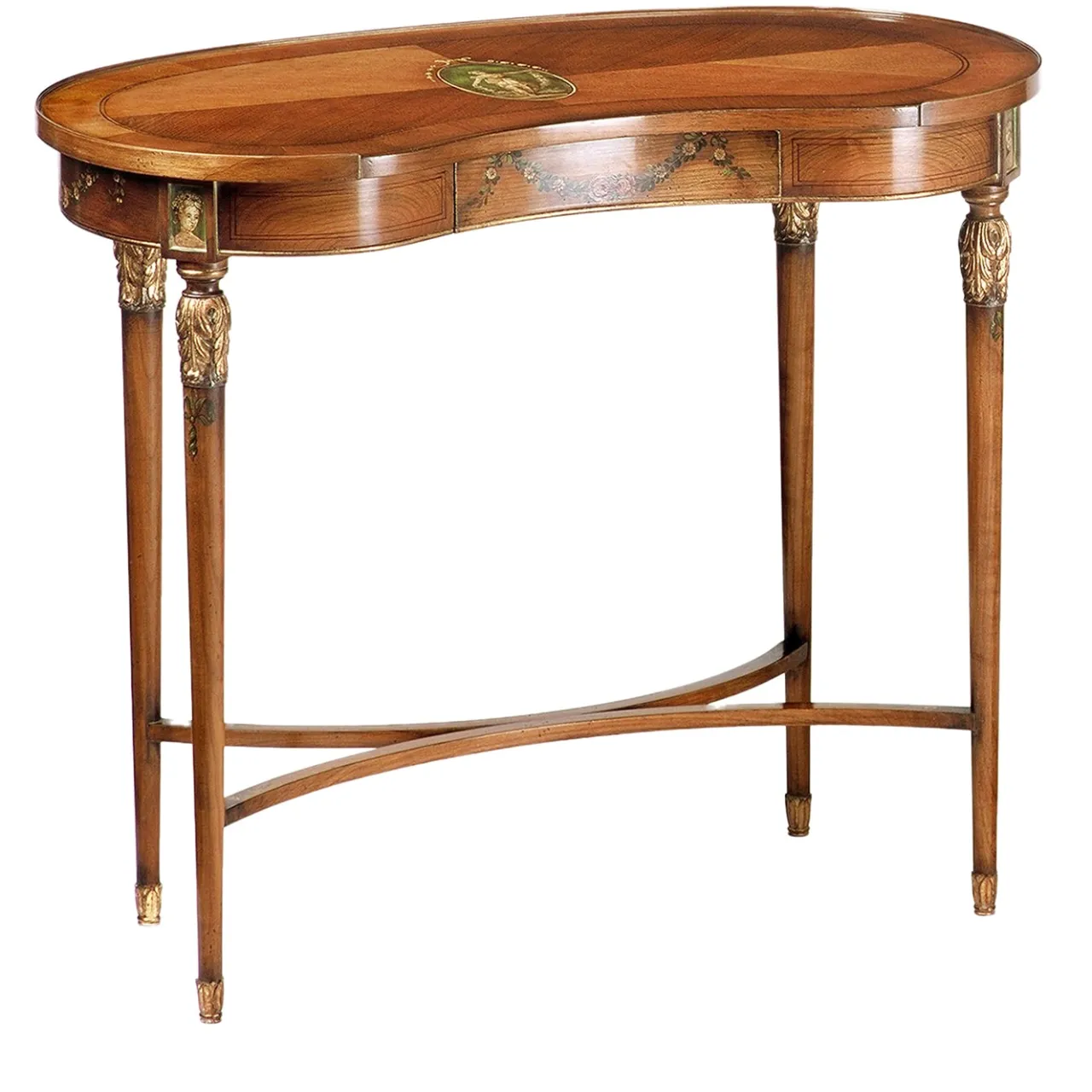 Cugini Lanzani Desk & Writing Tables<Chippendale-Style Bean-Like Writing Desk