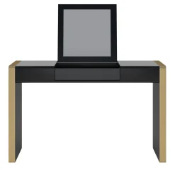 Living Couture Vanities<Chloè Black Wood Vanity with Mirror