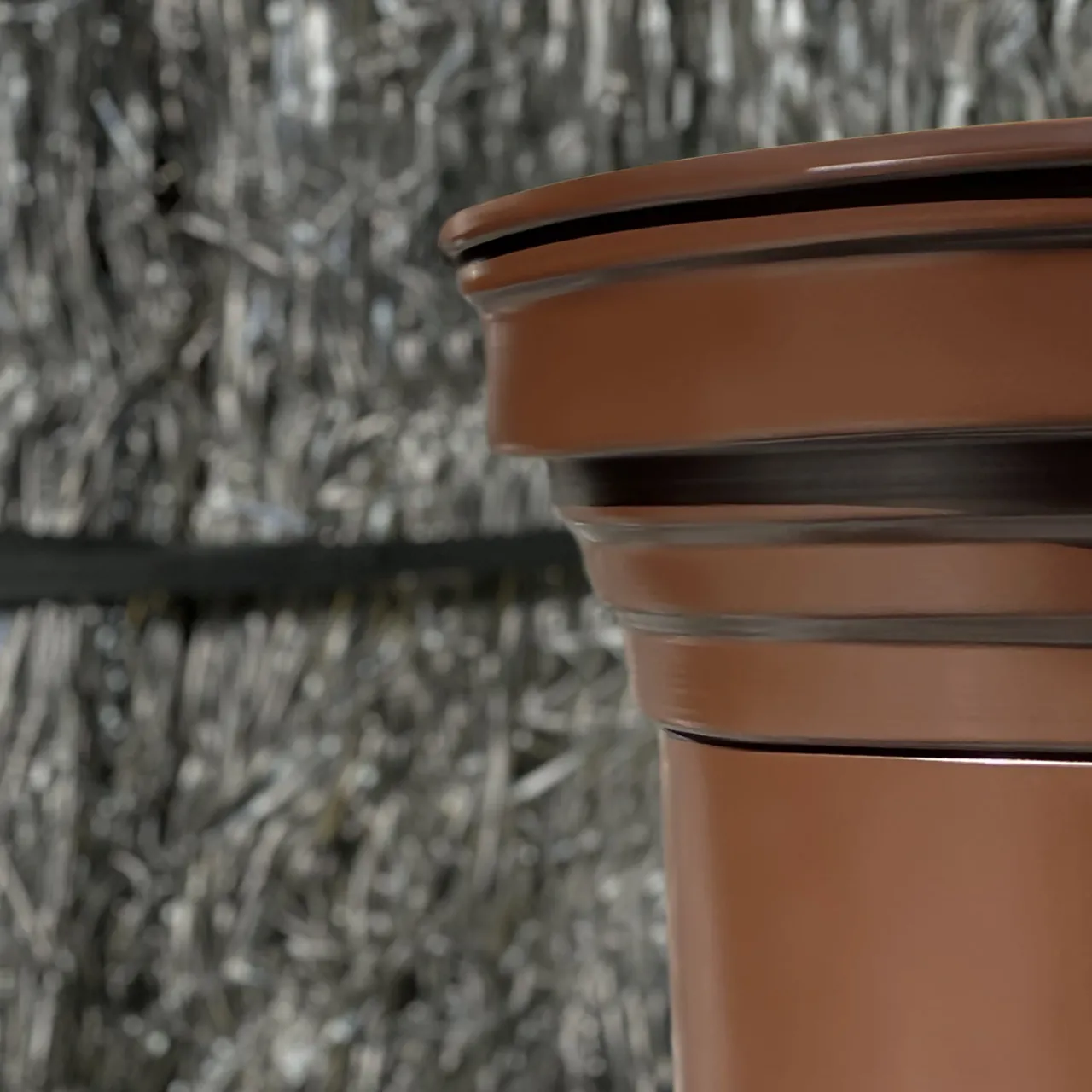 Caspal Side Tables<Chocolate Matt Aluminum Side Table