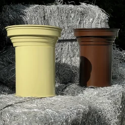 Caspal Side Tables<Chocolate Matt Aluminum Side Table