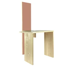 Meccani Design Lounge Chairs<Cimabue Beige Red Chair by Ferdinando Meccani