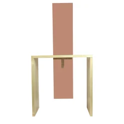 Meccani Design Lounge Chairs<Cimabue Beige Red Chair by Ferdinando Meccani