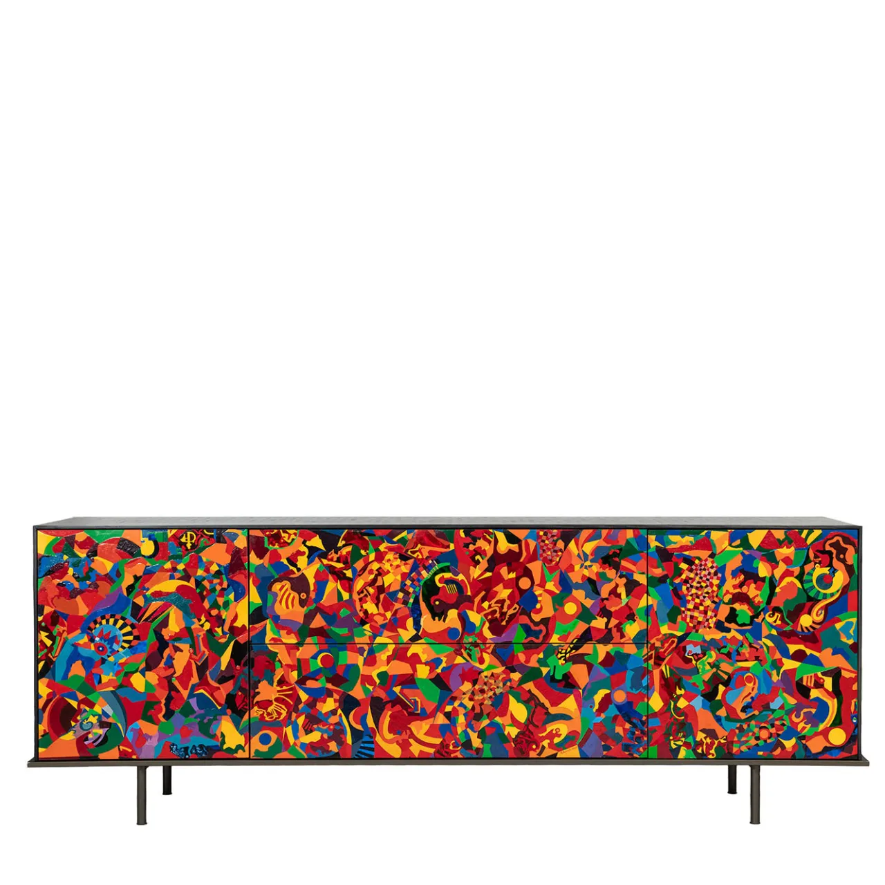 Arte Nel Design Sideboards Buffets<Cinema Unique Painted Sideboard with Led Lighting