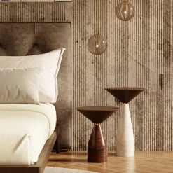 Morelato Side Tables<Cino Small White Marble Table
