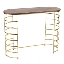 Selezioni Domus Consoles<Circle Console With Oak Top