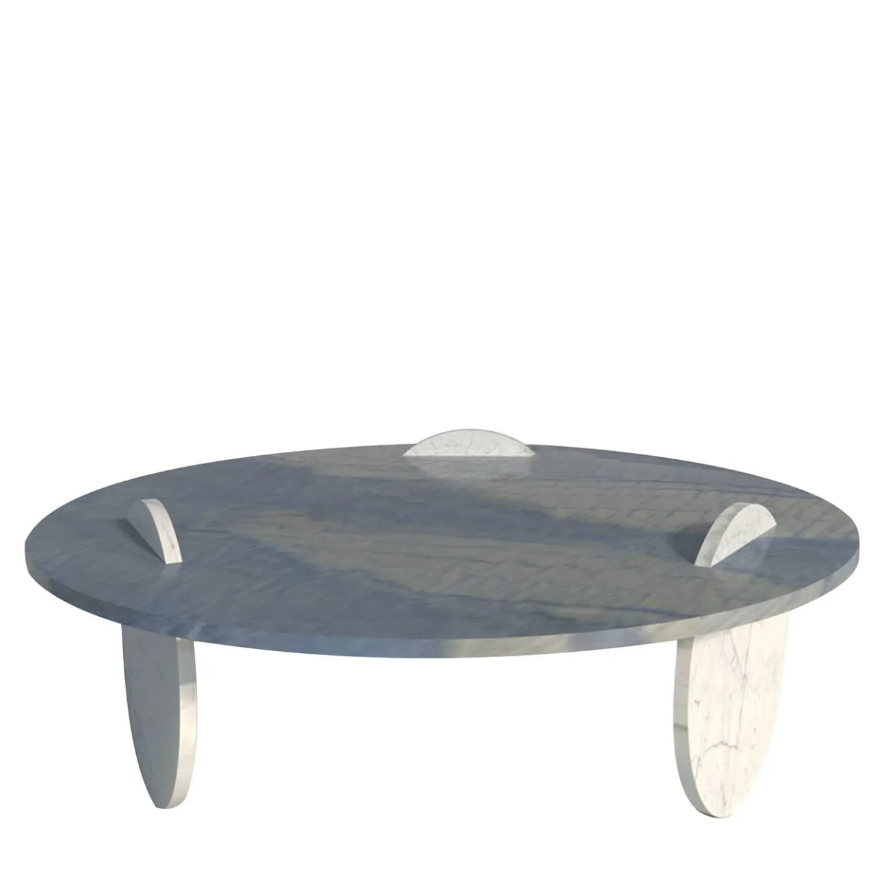 Dimarmo Coffee Tables<Circus Blue & White Marble Coffee Table by DebonaDemeo