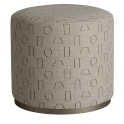 UNO Contract Ottomans & Poufs<Ciro Biennale Round Pouf by Ciarmoli Queda Studio