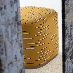 UNO Contract Ottomans & Poufs<Ciro Yellow Pouf by Ciarmoli Queda Studio