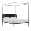 Lispi Beds<Clamp Black Iron Canopy Double Bed by Francesco Forcellini