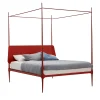 Lispi Beds<Clamp Red Iron Canopy Double Bed by Francesco Forcellini