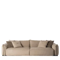 Gianfranco Ferré Home Sofas<Clapton Sand Nabuk Leather Sofa