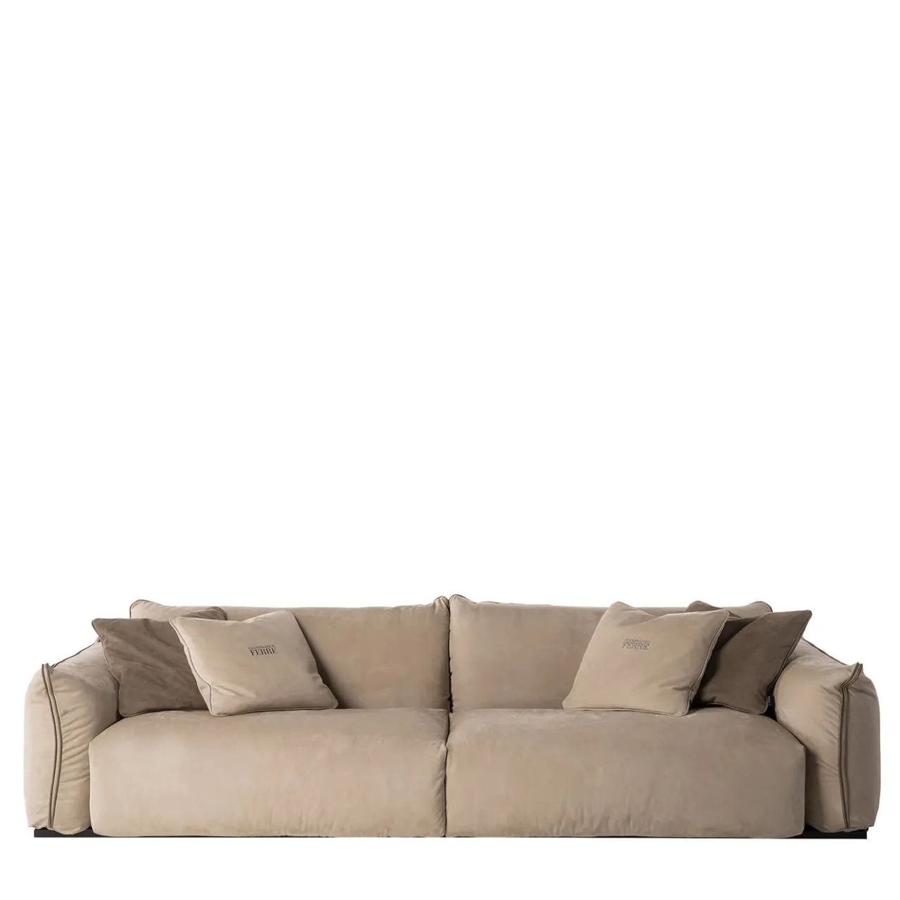 Gianfranco Ferré Home Sofas<Clapton Sand Nabuk Leather Sofa