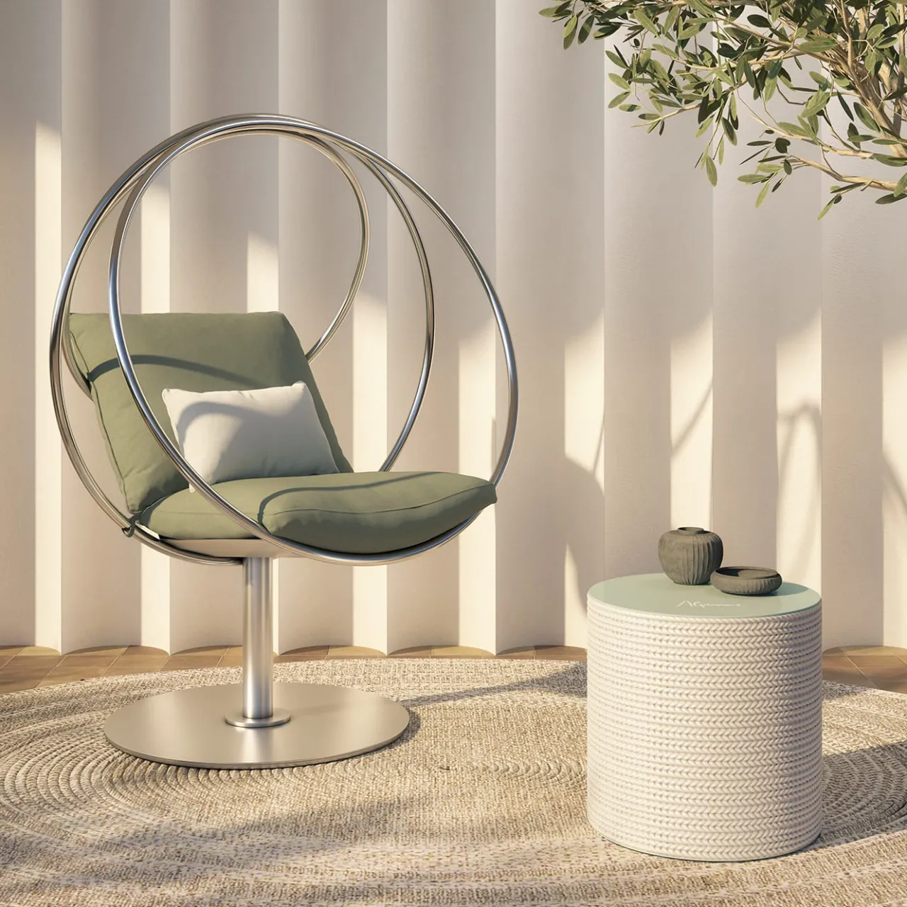 Galbiati Fratelli Other Outdoor Furniture<Clara Egg Lounge Chair