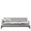 Vibieffe Sofas<Class White Feather-Padded Textile Sofa