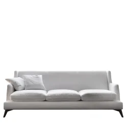 Vibieffe Sofas<Class White Feather-Padded Textile Sofa