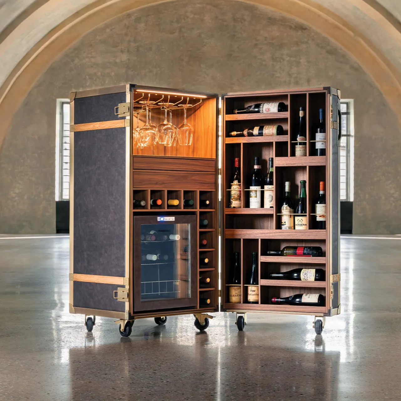 laErre Trunks Bar Cabinets<Classic Wine Cellar Trunk