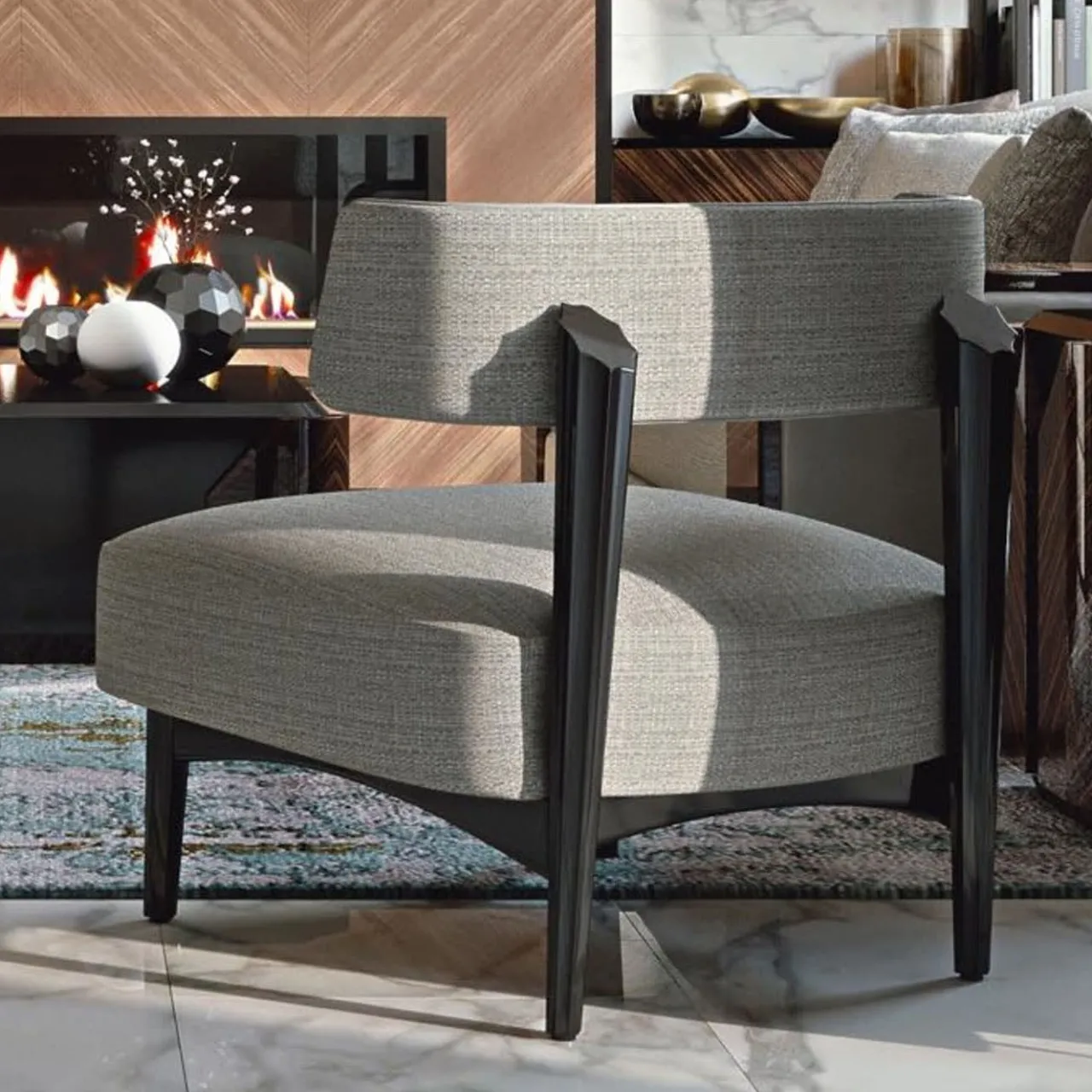 Cafedesart Lounge Chairs<Claude Gray Lounge Chair