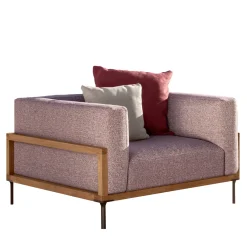 Talenti Outdoor Armchairs<Cleo Brown Accoya Wood Armchair by Marco Acerbis