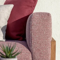 Talenti Outdoor Sofas & Benches<Cleo Brown Accoya Wood Sofa by Marco Acerbis