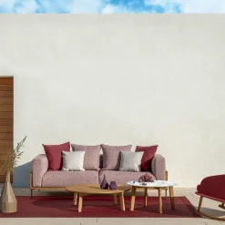 Talenti Outdoor Sofas & Benches<Cleo Brown Accoya Wood Sofa by Marco Acerbis