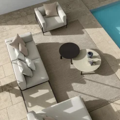 Talenti Outdoor Armchairs<Cleo White Rosewood Armchair by Marco Acerbis