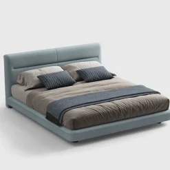 CPRN Homood Beds<Clermont Light Blue wood and fabric bed