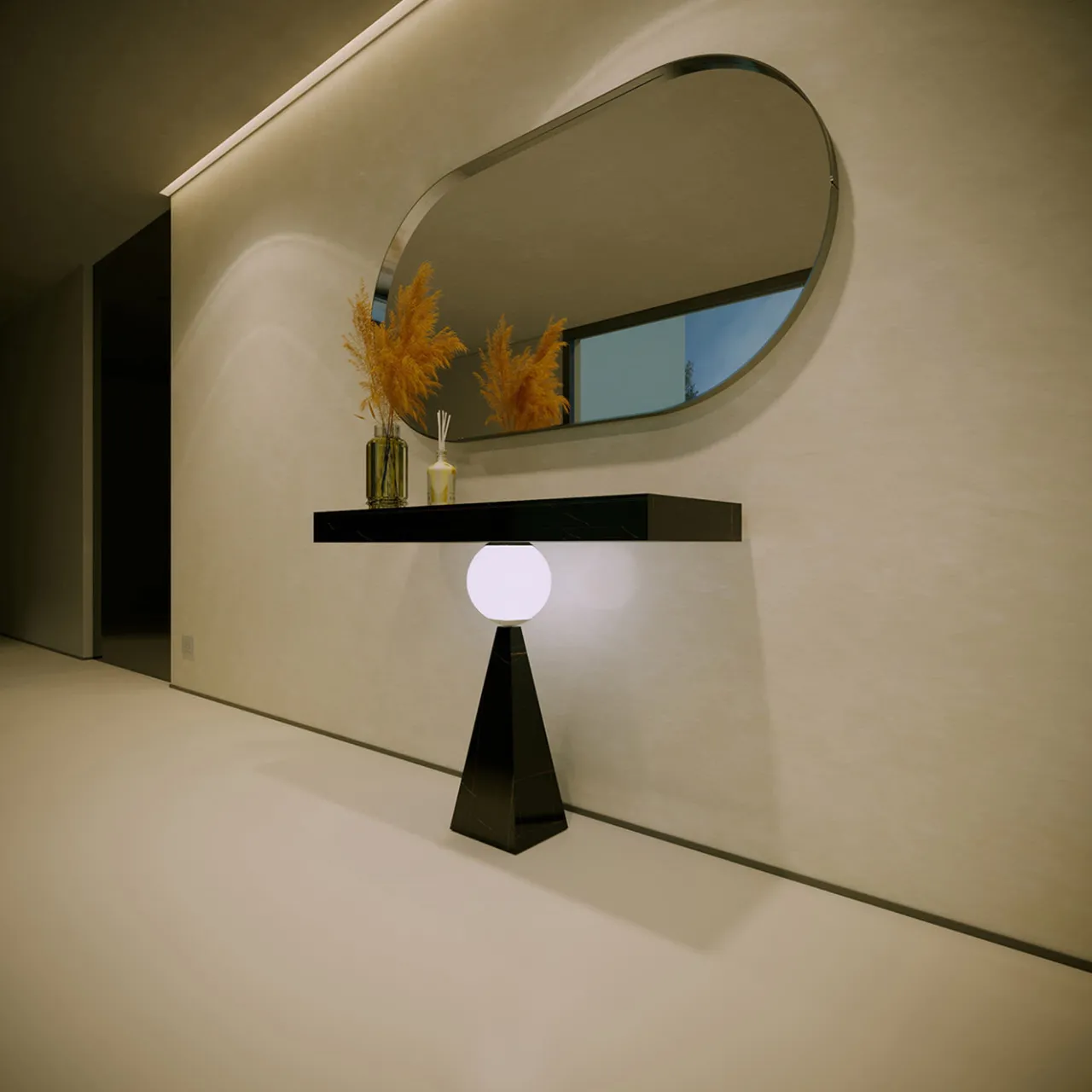 Dimarmo Consoles<Clessidra Luminous Marquinia Console
