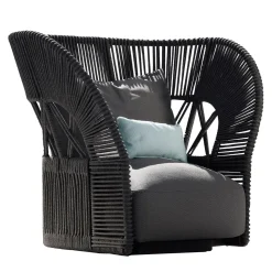Talenti Outdoor Armchairs<Cliff Deco Gray Lounge Armchair by Ludovica & Roberto Palomba