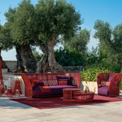 Talenti Outdoor Armchairs<Cliff Deco Red Lounge Armchair by Ludovica & Roberto Palomba
