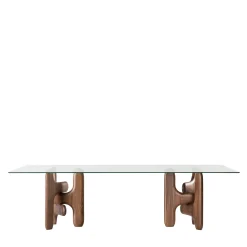 Pacini & Cappellini Dining Tables<Clifford Rectangular Dining Table with Glass top