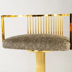 Galbiati Fratelli Bar Stools<Clio Gold Brass Bar Stool