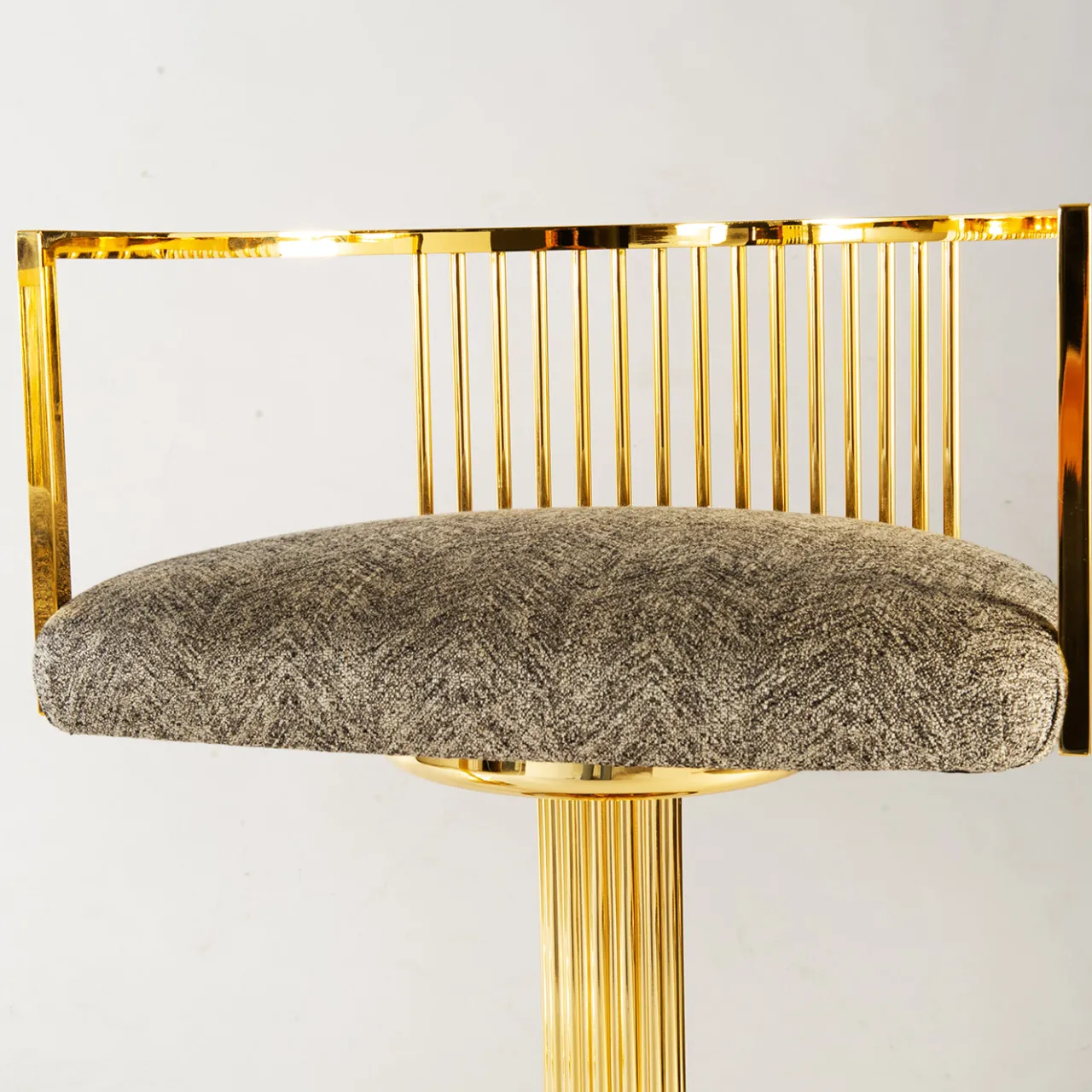 Galbiati Fratelli Bar Stools<Clio Gold Brass Bar Stool