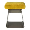 Borzalino Stools<Clio Yellow with Metal Base Stool