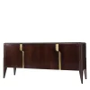 Guerra Vanni Sideboards Buffets<Clizia Dark Eucalyptus Wood Sideboard