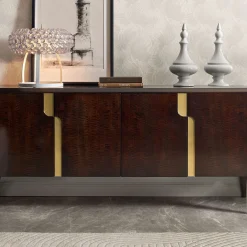 Guerra Vanni Sideboards Buffets<Clizia Dark Eucalyptus Wood Sideboard