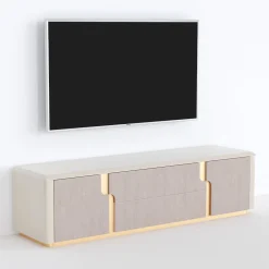 Guerra Vanni Sideboards Buffets<Clizia Light Gray TV Stand