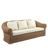 Braid Outdoor Outdoor Sofas & Benches<Cloe Synthetic Wicker Textile 3-Seater Sofa by Braid Design Lab