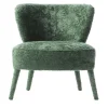 Black Tie Lounge Chairs<Cloe' Upholstered Green Lounge Chair