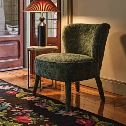 Black Tie Lounge Chairs<Cloe' Upholstered Green Lounge Chair