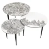 Extroverso Nesting Tables<Close Up Milano Set of Three Nesting Tables