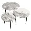 Extroverso Nesting Tables<Close Up Venezia Set of Three Nesting Tables