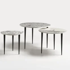 Extroverso Nesting Tables<Close Up Venezia Set of Three Nesting Tables